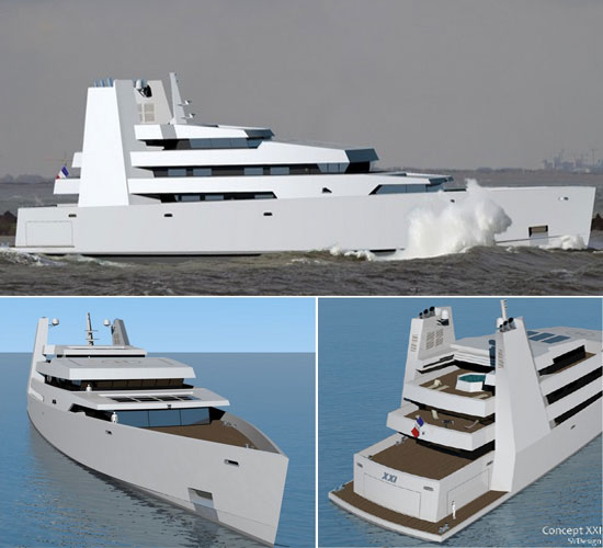Silvain Viau Design XXI concept yacht Silvain Viau Design XXI concept yacht
